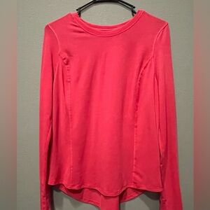 Hot Pink Loose Fit Active Top